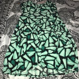 Strapless mini summer dress